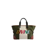 La DoubleJ Divine Tote Bag in Dark Green at Luxury Shoes 