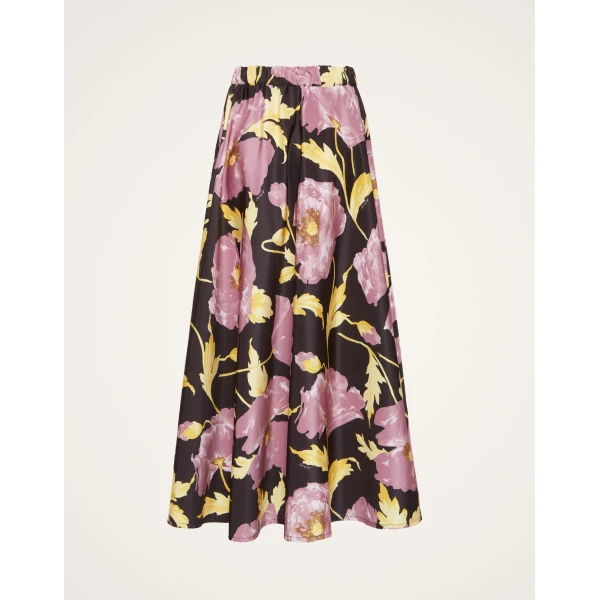 La DoubleJ Drawstring Skirt in Sylph Black, view 6