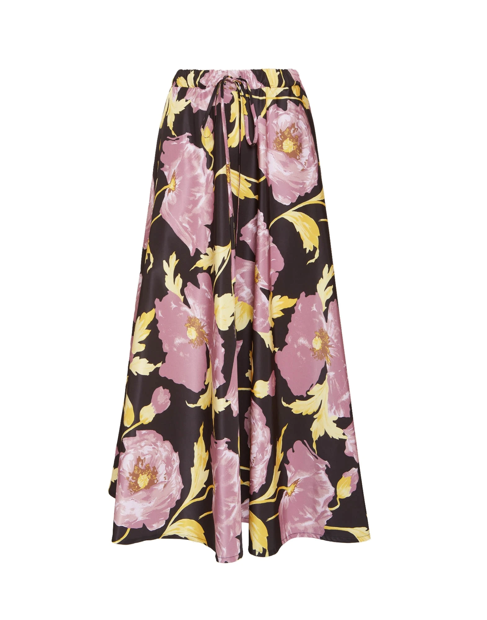 La DoubleJ Drawstring Skirt in Sylph Black La DoubleJ Drawstring Skirt in Sylph Black