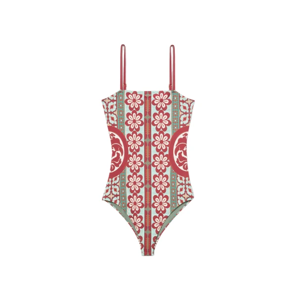 La DoubleJ Elle Swimsuit in Pagoda Rust