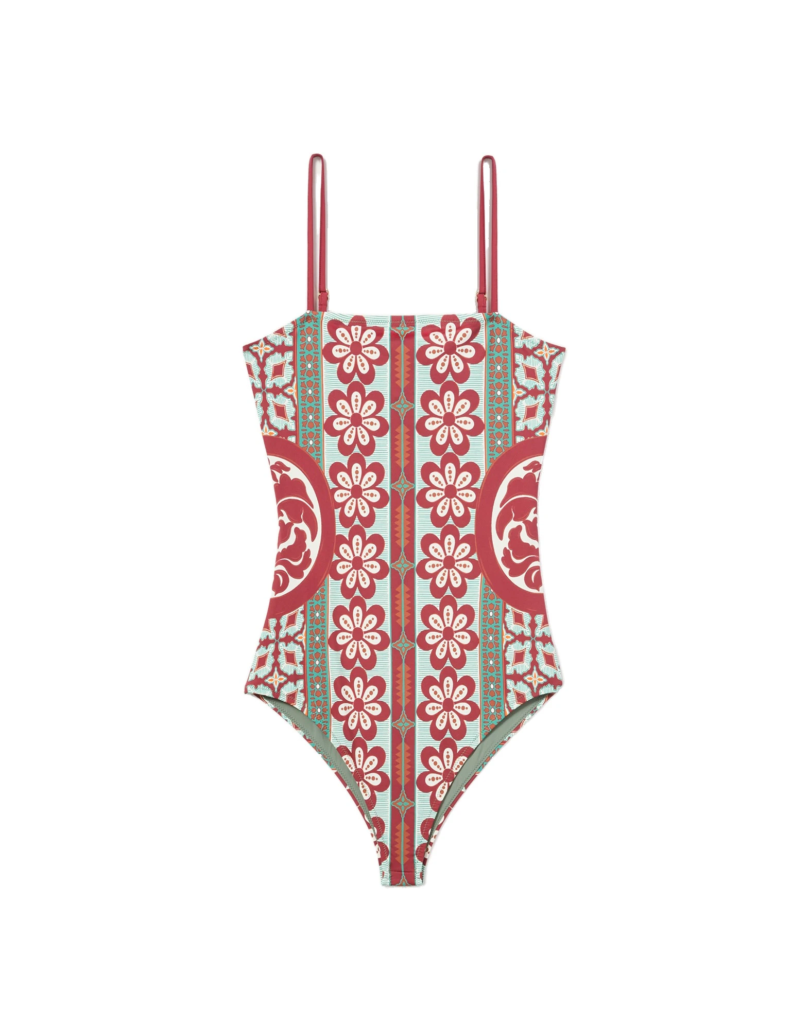 La DoubleJ Elle Swimsuit in Pagoda Rust La DoubleJ Elle Swimsuit in Pagoda Rust