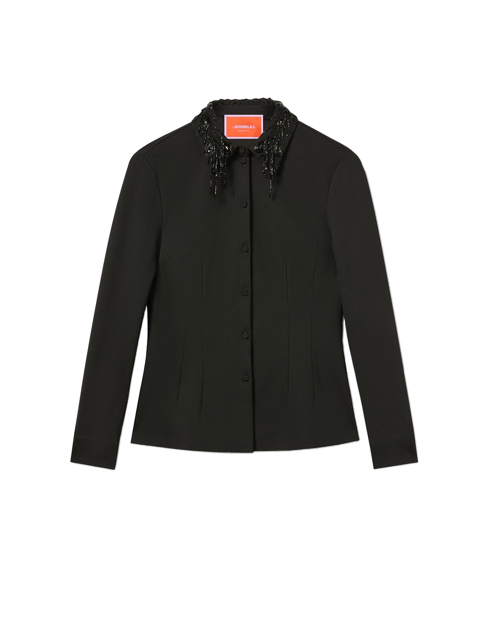 La DoubleJ Fitted Shirt in Black La DoubleJ Fitted Shirt in Black