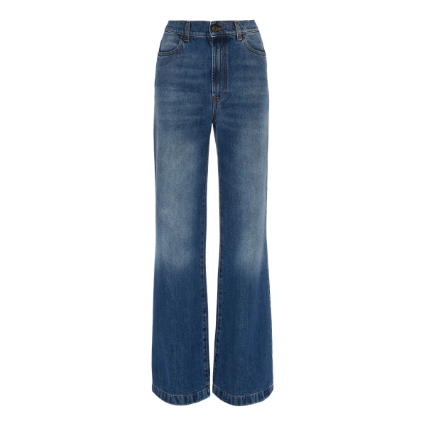 La DoubleJ Flare Jeans in Blue Top