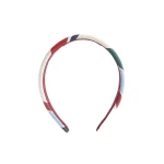 La DoubleJ Flat Headband in Stripes Multicolor at Luxury Shoes 