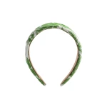 La DoubleJ Flat Headband in Tropicana White at Luxury Shoes 