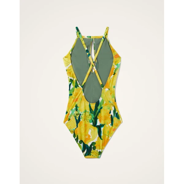 La DoubleJ Fonda Swimsuit in Zesty Yellow, view 5