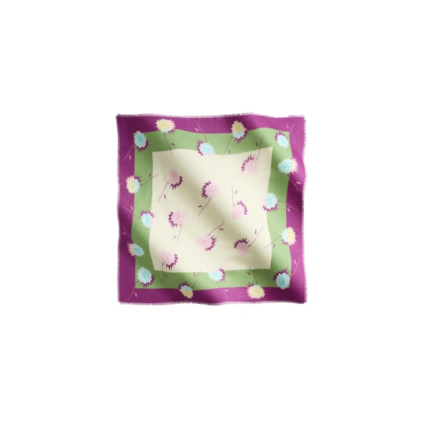 La DoubleJ Foulard 120 in Derby Multicolor at Luxury Shoes 