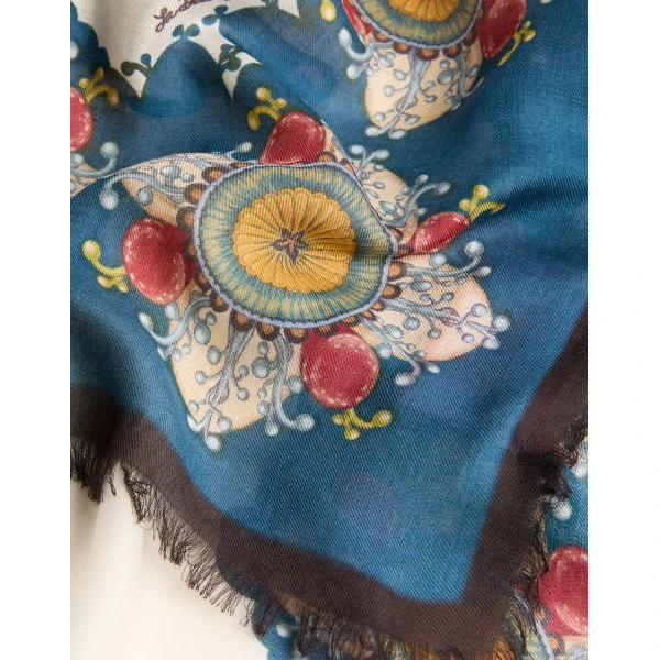 La DoubleJ Foulard 140 in Nucleus Blue, view 3