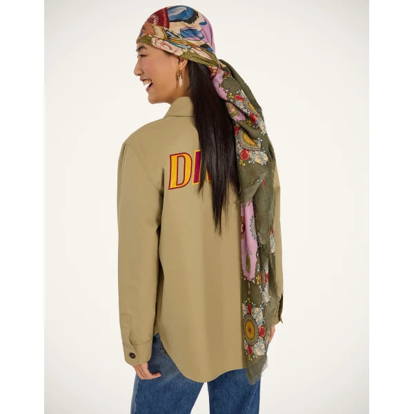 La DoubleJ Foulard 140 in Nucleus Dusty Pink, view 2