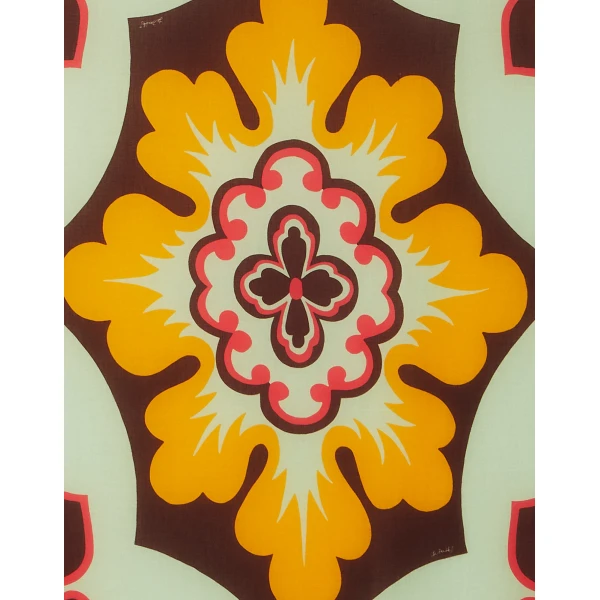 La DoubleJ Foulard 140 in Palazzo Yellow at Luxury Shoes 