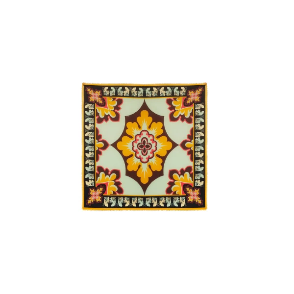 La DoubleJ Foulard 140 in Palazzo Yellow at Luxury Shoes 