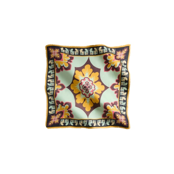 La DoubleJ Foulard 140 in Palazzo Yellow at Luxury Shoes 