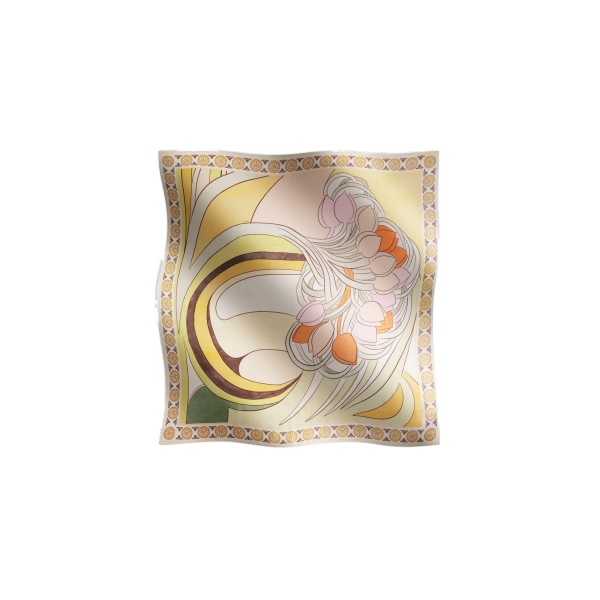 La DoubleJ Foulard 140 in Tulip Pale Pink at Luxury Shoes 