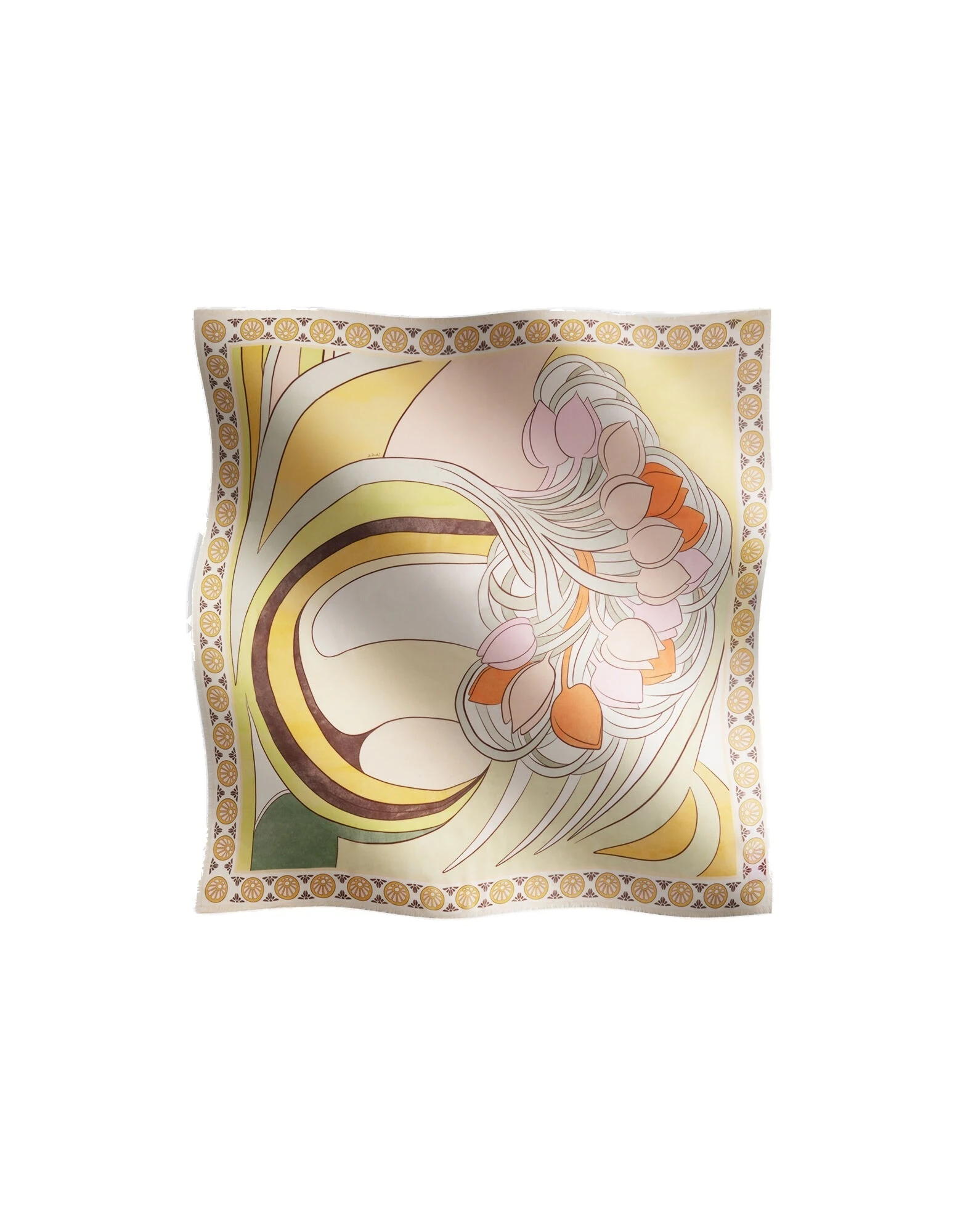 La DoubleJ Foulard 140 in Tulip Pale Pink at Luxury Shoes La DoubleJ Foulard 140 in Tulip Pale Pink at Luxury Shoes