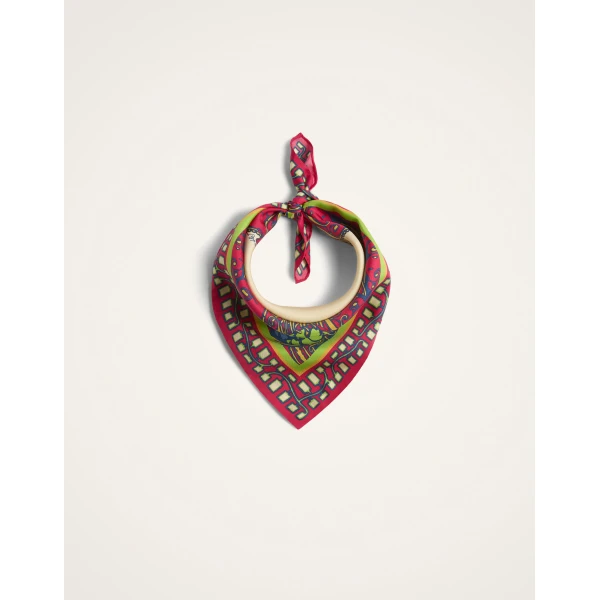 La DoubleJ Foulard 45 in Lemuria Pink at Luxury Shoes 