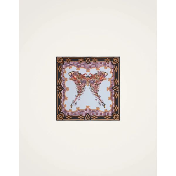 La DoubleJ Foulard 45 in Mariposa Celeste at Luxury Shoes 