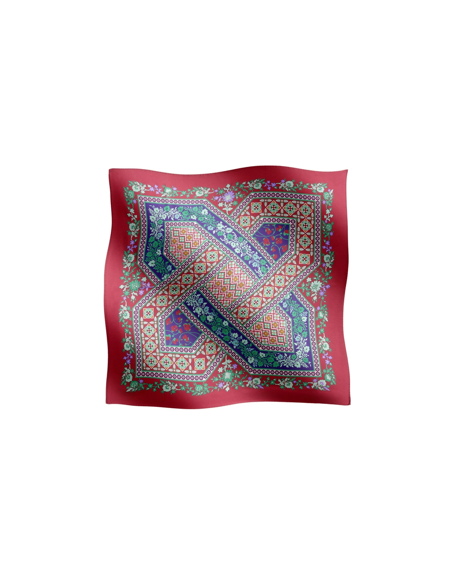 La DoubleJ Foulard 90 in Regalia Red at Luxury Shoes La DoubleJ Foulard 90 in Regalia Red at Luxury Shoes
