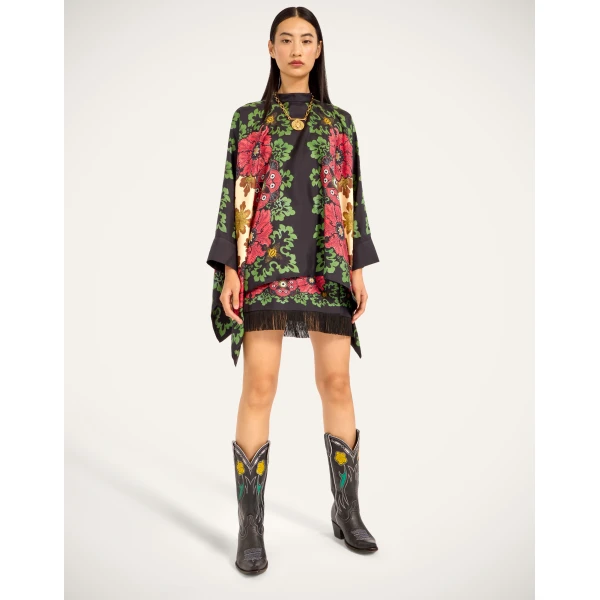 La DoubleJ Foulard Mini Skirt in Bounty Red, view 4