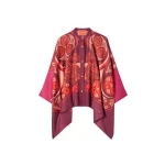 La DoubleJ Foulard Shirt in Alchemy Dark Red at Luxury Shoes 