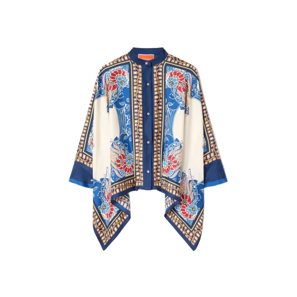 Foulard Shirt in Lemuria Blue