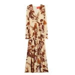 La DoubleJ Foxy Dress in Coven Buttercream at Luxury Shoes 