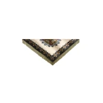La DoubleJ Fringe Triangle Scarf in Nucleus Off White
