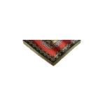 La DoubleJ Fringe Triangle Scarf in Nucleus Rust La DoubleJ Fringe Triangle Scarf in Nucleus Rust