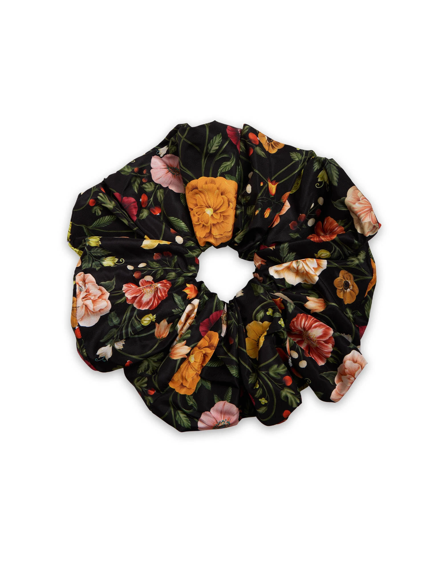 La DoubleJ Giga Scrunchie in Botticelli Black at Luxury Shoes La DoubleJ Giga Scrunchie in Botticelli Black at Luxury Shoes