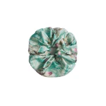 La DoubleJ Giga Scrunchie in Heath Mint at Luxury Shoes 