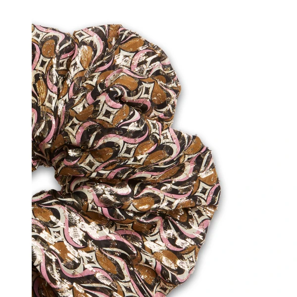 La DoubleJ Giga Scrunchie in Jive Pink at Luxury Shoes 