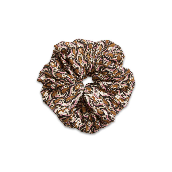 La DoubleJ Giga Scrunchie in Jive Pink at Luxury Shoes 