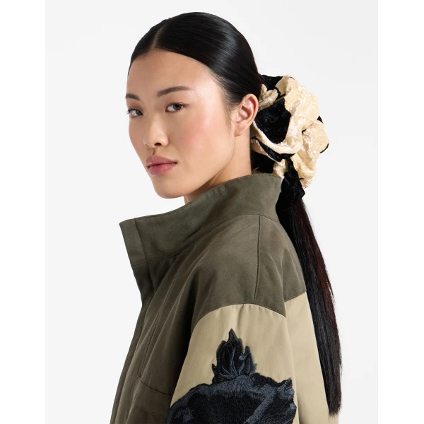 La DoubleJ Giga Scrunchie in Lunaria Light Pink at Luxury Shoes 