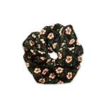 La DoubleJ Giga Scrunchie in Mayfair Black at Luxury Shoes 