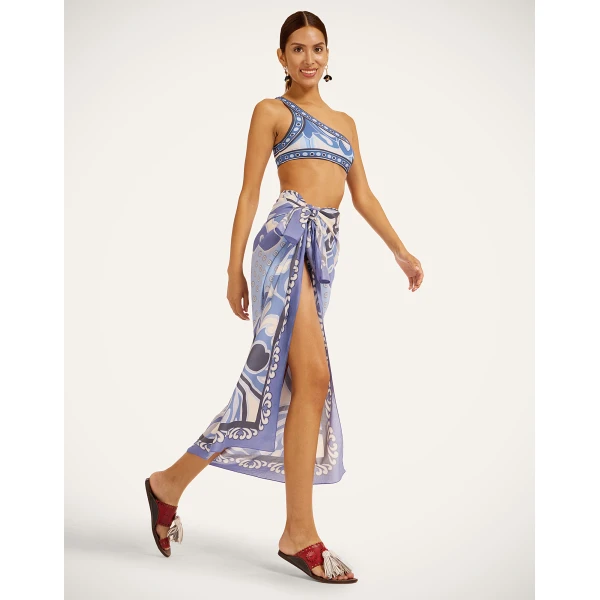 La DoubleJ Goddess Top in Cocoon Blue, view 6