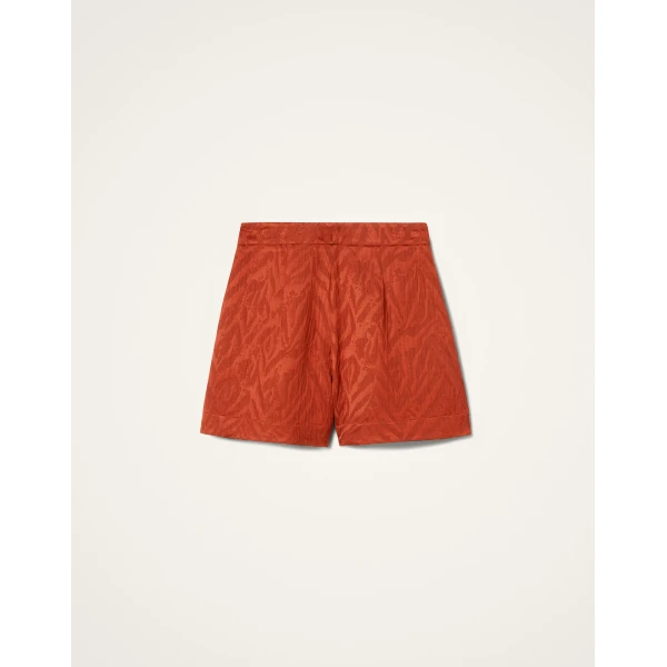 La DoubleJ Good Butt Shorts in Animalier Rust, view 6