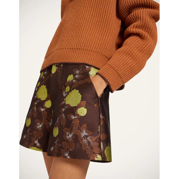 La DoubleJ Good Butt Shorts in Devon Brown at Luxury Shoes 