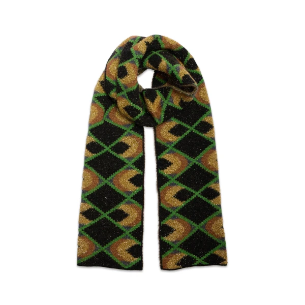La DoubleJ Half-Light Scarf in Half-Light Black at Luxury Shoes 