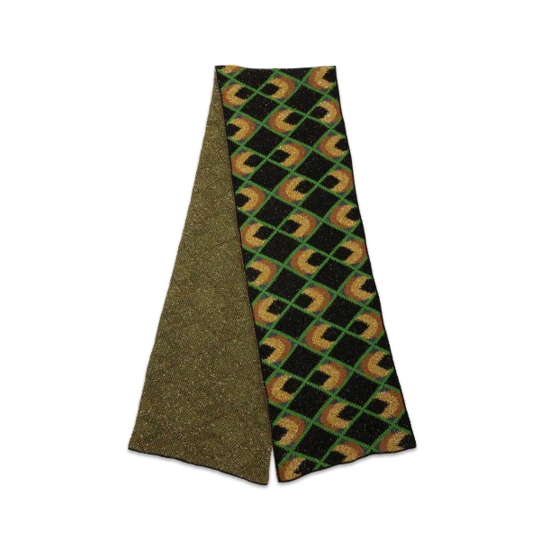 La DoubleJ Half-Light Scarf in Half-Light Black at Luxury Shoes 