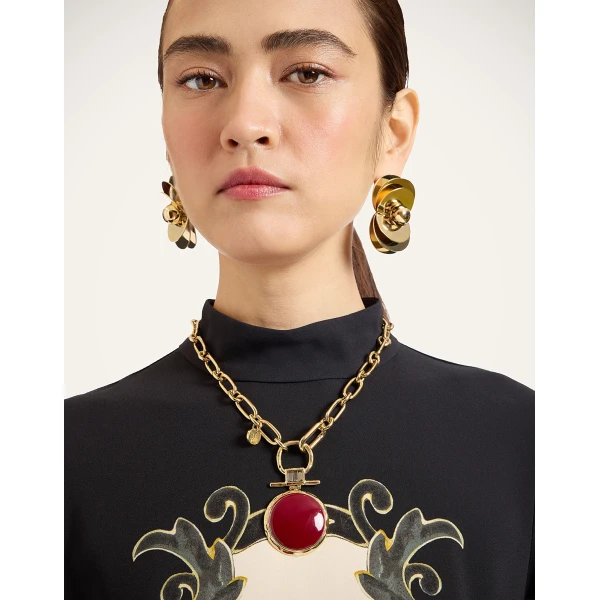 La DoubleJ Halle Dress in Buttercup Black at Luxury Shoes 