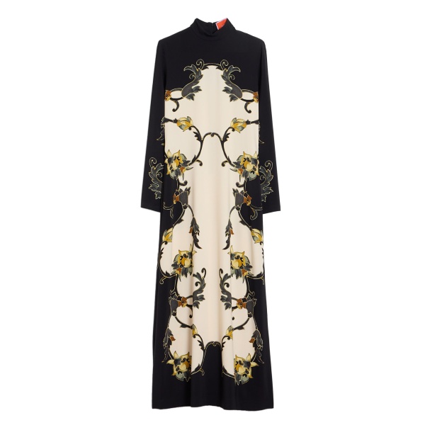 La DoubleJ Halle Dress in Buttercup Black at Luxury Shoes 