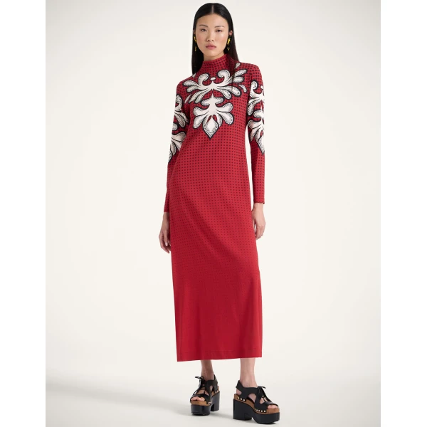 La DoubleJ Halle Dress in Herald Red, view 2