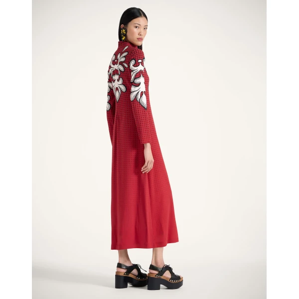 La DoubleJ Halle Dress in Herald Red, view 3
