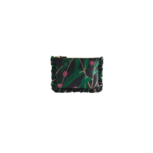 La DoubleJ Hand Pochette in Bamboo Black at Luxury Shoes 