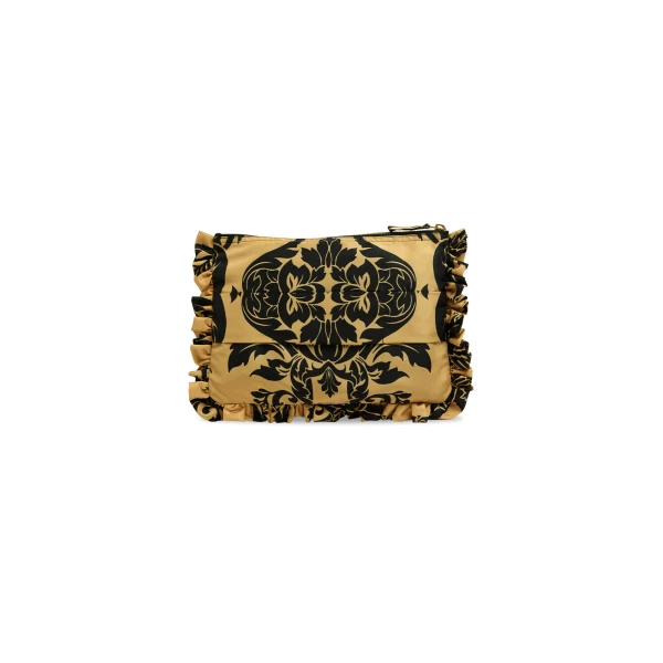La DoubleJ Hand Pochette in Cherubs Gold at Luxury Shoes 