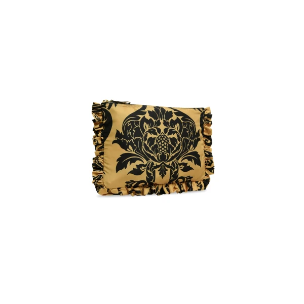 La DoubleJ Hand Pochette in Cherubs Gold at Luxury Shoes 