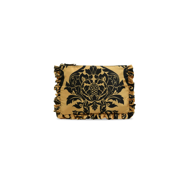La DoubleJ Hand Pochette in Cherubs Gold at Luxury Shoes 