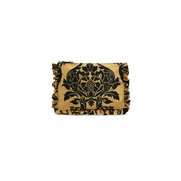 La DoubleJ Hand Pochette in Cherubs Gold at Luxury Shoes 