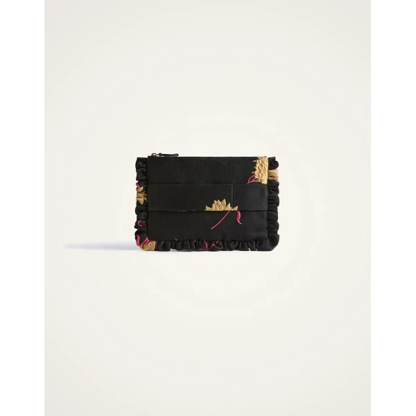 La DoubleJ Hand Pochette in Derby Black at Luxury Shoes 