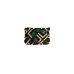 La DoubleJ Hand Pochette in Domino Military Green at Luxury Shoes 