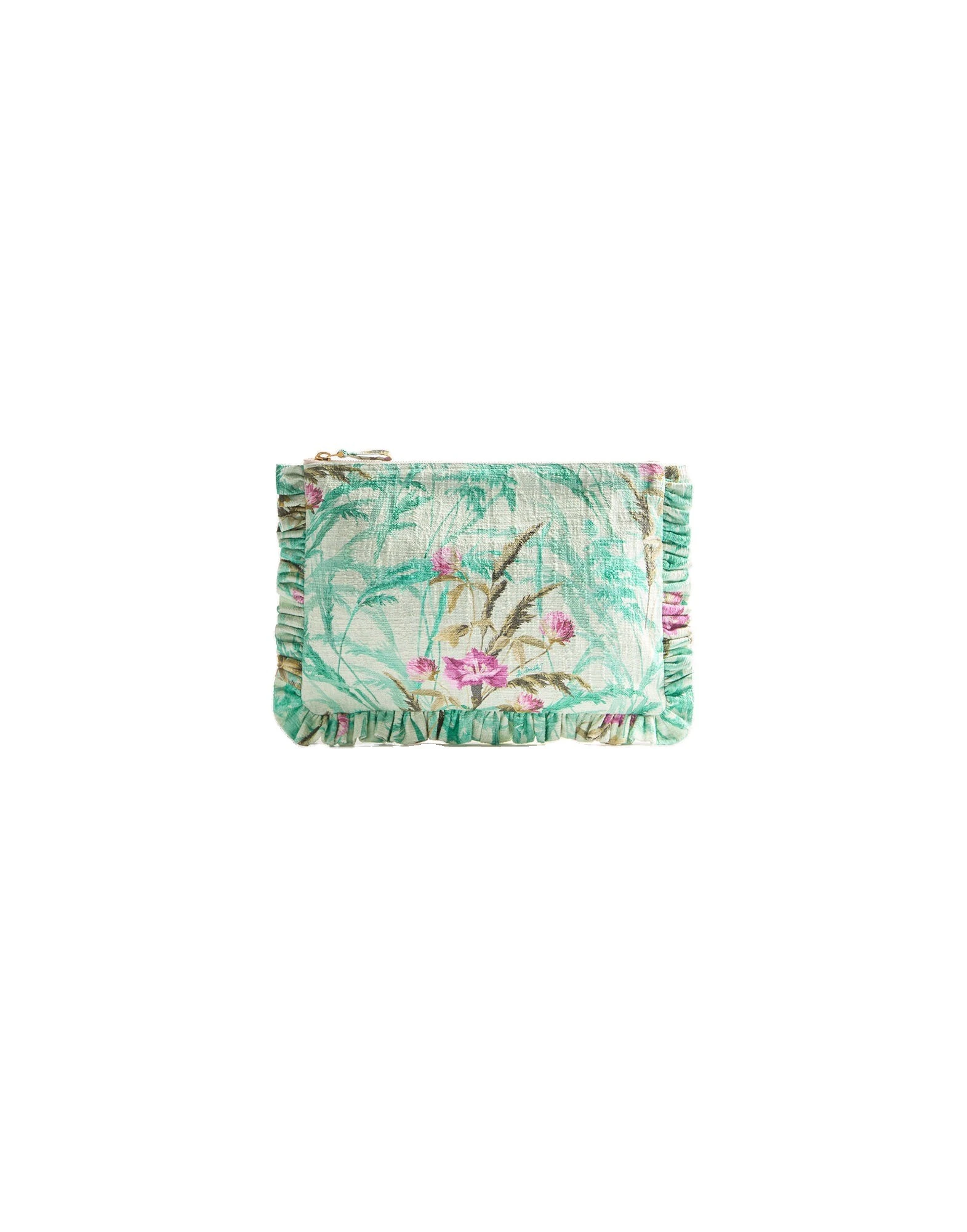 La DoubleJ Hand Pochette in Heath Mint at Luxury Shoes La DoubleJ Hand Pochette in Heath Mint at Luxury Shoes